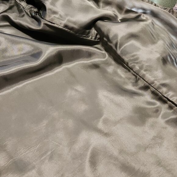 Pea Green Vintage 60s Cashmere Lambswool Peacoat Button Front Size XL - Picture 12 of 12